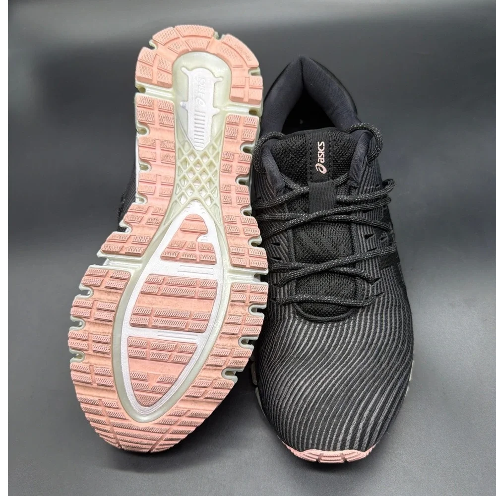 ASICS Gel-Quantum‎ 360 5 Womens Running Shoes Black Gold Pink 1022A029 Size 6.5